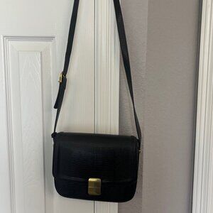 Mango Faux Crocodile Crossbody purse